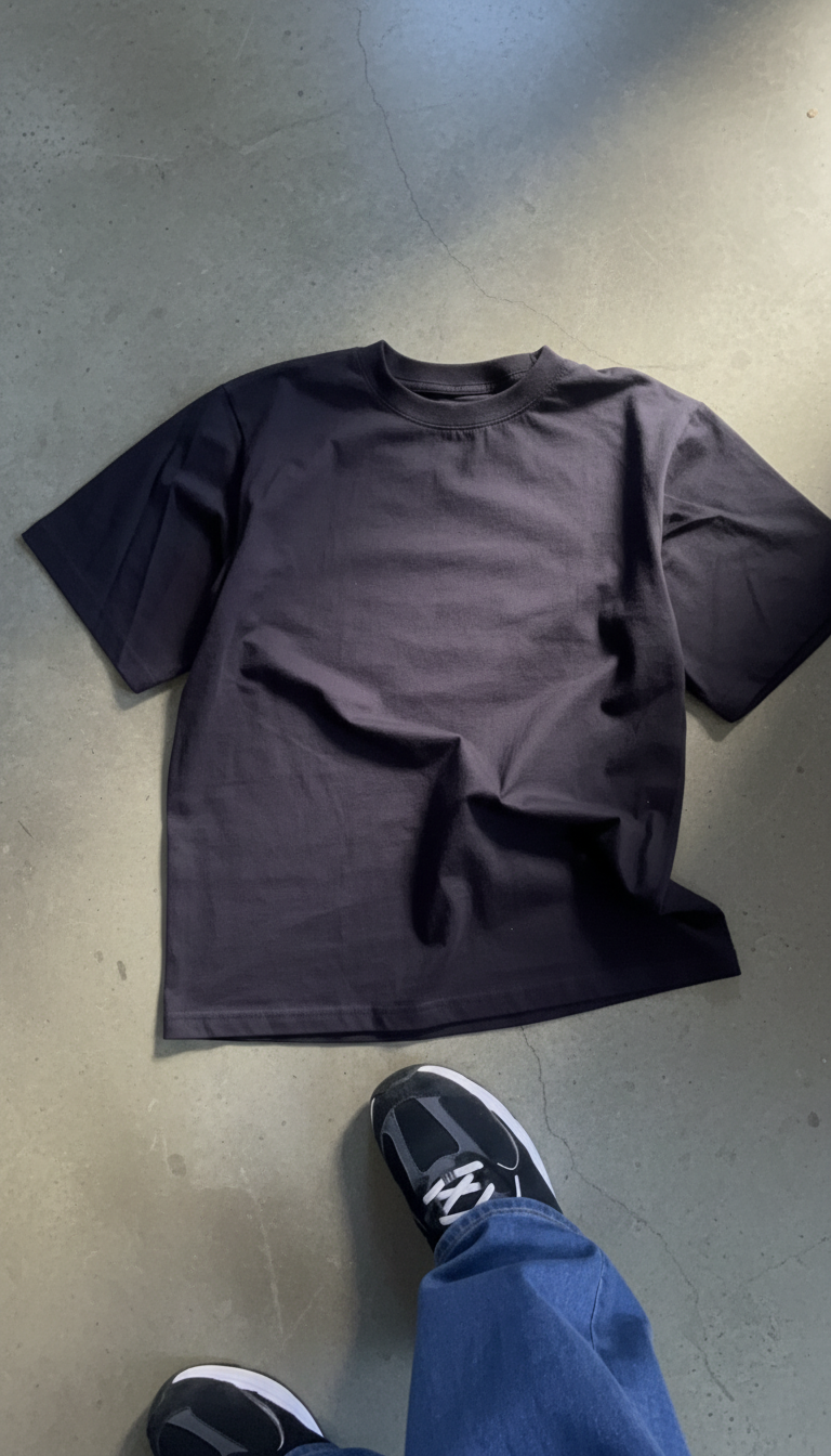 PLAYERA BLACK 240 GSM