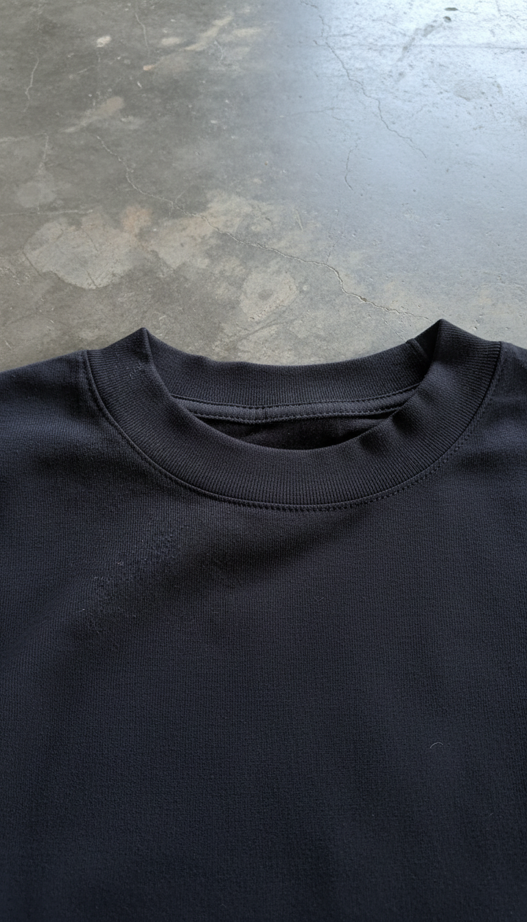 PLAYERA BLACK 240 GSM