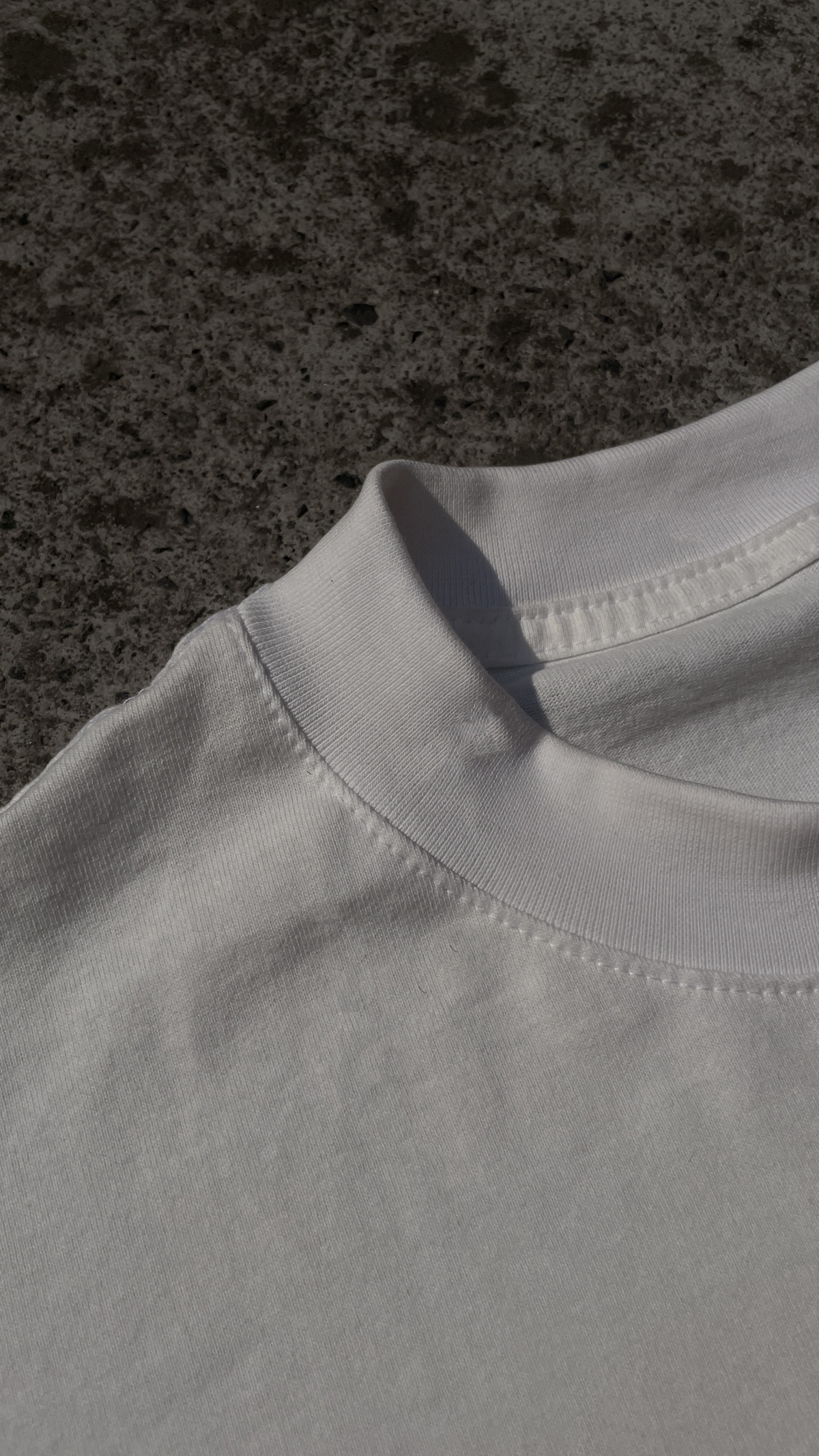 WHITE 300 GSM SEMI-OVERSIZE